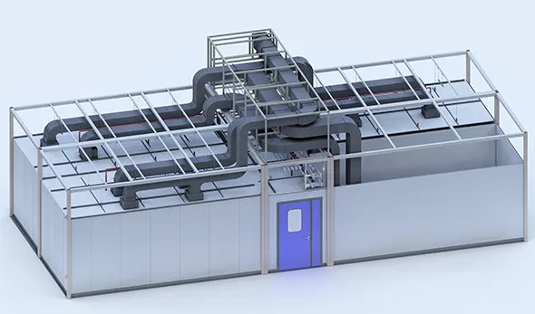 Wonclean cleanroom modular laboratory project photo