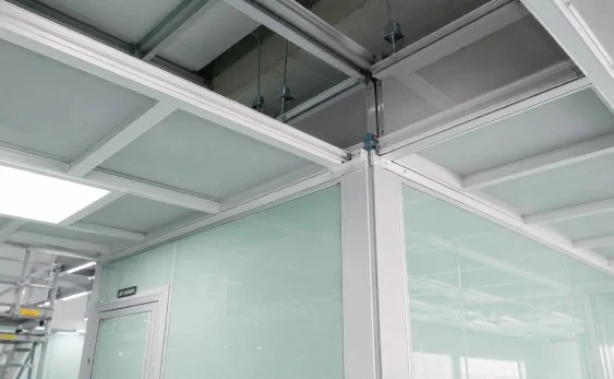 2026 cleanroom construction costs analysis with modular false ceiling grid and cleanroom sandwich panels