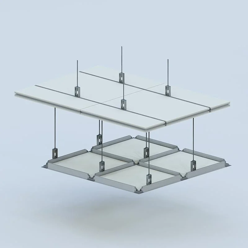 Bottom hanging ceiling grid