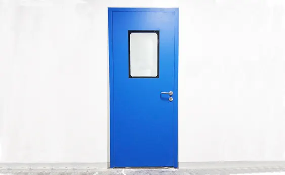Clean room steel door