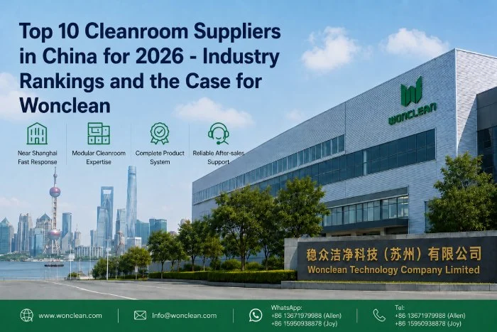 Top 10 Cleanroom Suppliers in China for 2026 — Industry Rankings and the Case for Wonclean