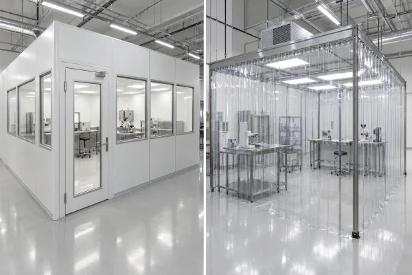 Hardwall vs Softwall Cleanroom Boundaries for Inspection, Packaging and Rework Areas