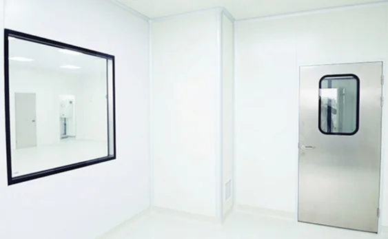 Door and window structure of clean room